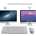 Wireless Keyboard And Mouse Combo Office Gaming Keybord Mause Pc Bluetooth 5.0 With 2.4g Dual Mode Keypad Mice Kit For Lap