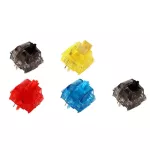 Gateron Ink V2 Transparent Switches For Mechanical Keyboard Switch 5pins Smokey Housing Blue Yellow Red Black Silent Black