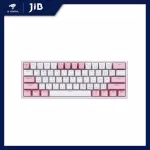 Keyboard (keyboard) Redragon K617 Fizz (White & Pink) (Blue Switch - RGB LED - EN/TH)