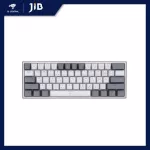 KEYBOARD (คีย์บอร์ด) REDRAGON K617 FIZZ (WHITE & GREY) (RED SWITCH - RGB LED - EN/TH)