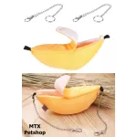 Banana shape / // Hanging cage for small animals Hamster Sugar