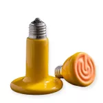 Ceramic lamps can change the color yellow tube // For the fire, give warm pets.