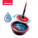 VILEDA SPIN & CLEAN, Wizarda, spin and clean, spin, spinning tank, cleaning the fabric all the time. Clean your own fabric Clean when spinning