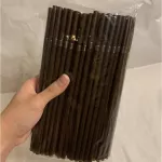 Clear, 100 pieces of tubes, water straw, plastic tube, brown tube tube
