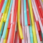 Clear, 100 pieces of tubes, water straw, plastic tube, brown tube tube