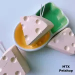 ก้อนแคลเซียม รูปทรงชีส size L // ติดกรง สำหรับนก หนู กระต่าย สัตว์ฟันแทะ