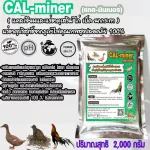 CalMinerแคลมินเนอร์2,000ก.อาหารเสริมไก่เป็ดนกกระทาแคลเซียมและแร่ธาตุเสริมบริสุทธิ์ธรรมชาติ100%เข้มข้นเกรดพิเศษส่งฟรี