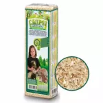 ขี้เลื่อย Chipsi Green Apple ขี้กบ ขี้เลื่อยสำหรับ หนูแฮมเตอร์  หนูแฮมสเตอร์ ขี้เลื่อยอัดแท่งกลิ่นแอปเปิ้ล ขนาด 1 Kg.