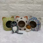 Ceramic Ceramic House Cat Cat for Sugar Grake Hamster Ham Fatel