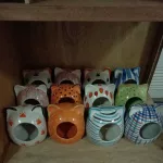 Ceramic Ceramic House Cat Cat for Sugar Grake Hamster Ham Fatel