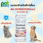 AG-SCIENCE Silver Plus 245ml แอค-ซายน์ ซิลเวอร์ พลัส นมแมว นมสุนัข นมลูกแมวแรกเกิด นมแพะเสริมนมน้ำเหลืองสำหรับ