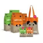 Lifemate Life Metal Dog Food Small dog food 2 bags of meat flavor and 2 bags of chicken liver for dogs 1 year or more. 1.3kg