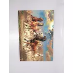 รูปม้ามงคล 8 ตัว รูปม้ามงคลติดผนัง รูปม้าปรับฮวงจุ้ย เรียกทรัพย์ เสริมบารมี ภาพกรอบลอยพร้อมแขวน มีให้เลือก 3 ขนาด S,M,L