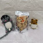 แซลมอน แซลมอนอบแห้ง ขนาด 20 กรัม อาหาร สำหรับ ชูการ์ไกรเดอร์ กระรอก แฮมสเตอร์ หนู ลิงมาโมเสท บุชเบบี้