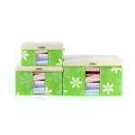 Getzhop กล่องผ้า กล่องเอนกประสงค์ Set 3 ชิ้น 3 ขนาด –(G)