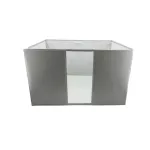 Leather box Clothes box Strong multi -purpose box, Set 3 pieces, 3 sizes - gray