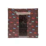 กล่องผ้า กล่องเอนกประสงค์ Multipurpose boxes ลายสุนัข ขนาด 100 ลิตร (สีน้ำตาลเข้ม)