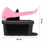 Spray Mop ไม้ม็อบ + กระบอกฉีดน้ำในตัว + ถังซักและรีดแห้ง พร้อมผ้าไมโครไฟเบอร์ (สีแดง) 2 ผืน