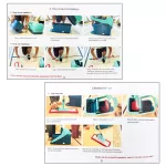 Spray Mop ไม้ม็อบ + กระบอกฉีดน้ำในตัว + ถังซักและรีดแห้ง พร้อมผ้าไมโครไฟเบอร์ (สีแดง) 2 ผืน