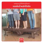 เตียงพับรุ่นท็อปขนาดจัมโบ้ กว้าง120cm [สีน้ำเงิน]