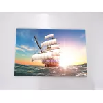 รูปเรือสำเภาปรับฮวงจุ้ย เรือสำเภาเรียกทรัพย์ เรียกเงินเรียกทอง เสริมบารมี ภาพกรอบลอยพร้อมแขวน