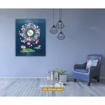 กรอบรูปปลาคราฟ 9 ตัว สื่อความหมายมงคล เสริมฮวงจุ้ย กิจการก้าวหน้า เจริญรุ่งเรือง