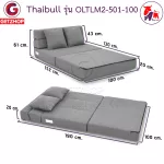 ThaiBULL sofa, model OLTLM2-501-100 Bed Sofa Bed Sofa Sofa, Sleeping, Topper Latex 2, Sofa Bed, Free! 2 pillows