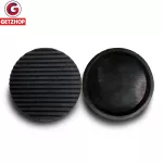 Getzhop, non -slip rubber, rubber, 1 set of multi -purpose folding bed wheels (with 2 pieces) (black)