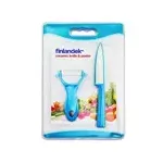Finlanddek knife set with a butcher - blue