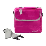 Getzhop Heat Storage-Fashion V-COOL Cold Storage (Pink)