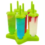 Getzhop Mold, Molding Ice Cream, 6 channels, Plum Flower
