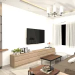 ชั้นวางทีวี รุ่น Bella ชั้นวางทีวีเสมือนบิ้วอิน สามารถเลือกติดตั้งได้ทั้งแบบเขวนลอยติดผนัง หรือวางบนพื้น ขนาด 2.4 เมตร มีให้เลือก 3 สี ขาว ลายไม้ เทาลายผ้า