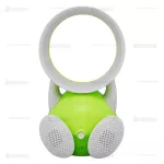 USB fan without usb, cartoon characters with speakers (green)