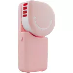 GetZhop พัดลมมือถือ พัดลมแอร์พกพา Hand-held เชื่อมต่อ USB (Pink)