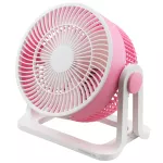 GetZhop พัดลมตั้งพื้น พัดลมตั้งโต๊ะ ใบพัด ขนาด 9 นิ้ว XingZuan (Starlight) FSB – สีชมพู