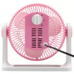 GetZhop พัดลมตั้งพื้น พัดลมตั้งโต๊ะ ใบพัด ขนาด 9 นิ้ว XingZuan (Starlight) FSB – สีชมพู