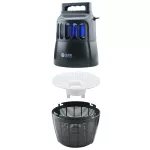 GetZhop เครื่องดักยุง ทรงโคมไฟทันสมัย แบบหน้าต่างช่องกรง Fumanja รุ่น MWD-001 – สีดำ