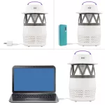 GetZhop เครื่องดักยุงไฟฟ้า ดักยุงและแมลง PanChao Mosquito Trap รุ่น PC-006 – (White)