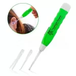 Getzhop  ที่แคะหู Ear picking แบบมีไฟส่อง 3 หัว รุ่น gsy1399 – สีเขียว