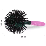 Getzhop, 360 degree comb, comb the hair brush, comb (black)