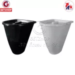 Getzhop has a hole with a backup tank. Black tank is used with mobile sanitary ware (black).