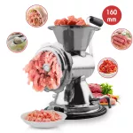 Getzhop Multipurpose Ground Pork Ground Machine Crou on hand -sized stainless steel (Silver)