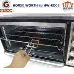 HOUSE WORTH เตาอบอเนกประสงค์ เตาอบขนม เตาย่างไก่ เตาอบเค้ก ขนาด 60 ลิตร รุ่น HW-EO05(ประกันศูนย์ไทย)