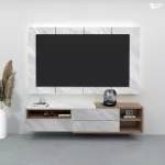 ชั้นวางทีวีแบบแขวนลอย รุ่น CASEY เคลือบเมลามีนเนื้อมันเงาเรียบหรูมีระดับ มีให้เลือกหลายสี หลายขนาด