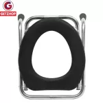Getzhop toilet moving toilet Portable Toilet, stainless steel chair 4 -legged chair, portable toilet, ThaiBULL, TL002 (Stainless steel)
