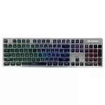 NUBWO คีย์บอร์ด USB Keyboard (NK-032 FORTUNE) Silver/Black