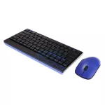 RAPOO คีย์บอร์ด (2in1) Multi mode Keyboard (8000M) Black/Blue