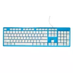OKER  คีย์บอร์ด USB Keyboard (KB-518) Blue