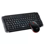 MD-Tech Keyboard 2in1 Wireless (RF-KM3000) Black