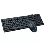 MD-Tech Keyboard (2IN1) USB (K16/M-61) Black/Blue